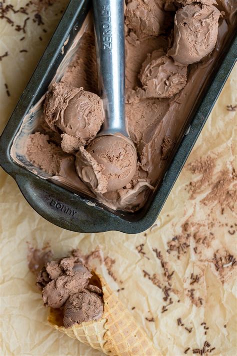 French Style Double Chocolate Ice Cream Nourish And Fete