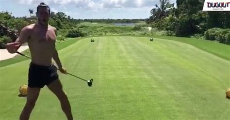 Real Madrid Ace Gareth Bale Pulls Off Incredible Trick Shot At Luxury