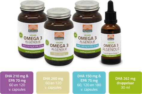 Mattisson Vegan Algenolie Omega 3 Omega 3 DHA Uit Algen Vegan