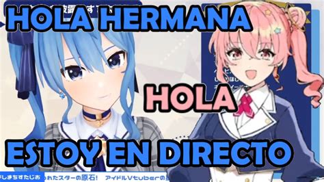 La Hermana De Suisei La Llama En Directo 📞 Sub Esp Hololive Youtube