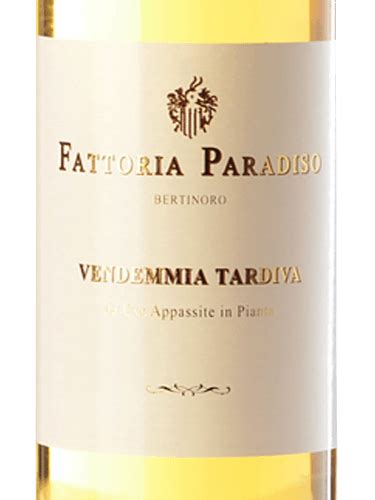 Fattoria Paradiso Vendemmia Tardiva Vivino US