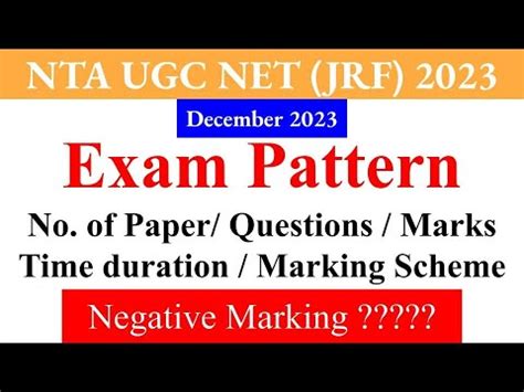 Ugc Net Exam Pattern Ugc Net Exam Ugc Net Exam Notification