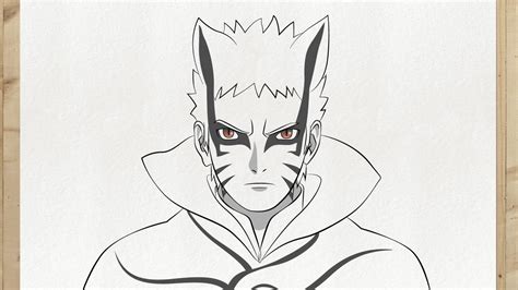 Como Desenhar O Naruto Modo Barion Passo A Passo Muito F Cil Para