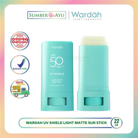 Jual Wardah UV Shield Light Matte Sun Stick SPF 50 PA Wardah