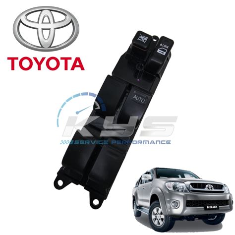 Front Rh Power Window Master Main Switch Toyota Hilux Vigo Fortuner