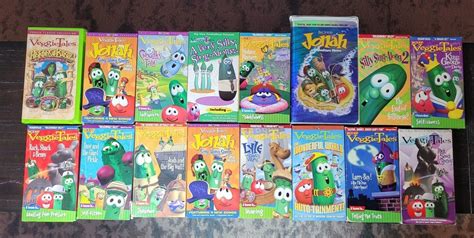 Lot Of 16 Veggietales Vhs Tapes Movies Grelly Usa