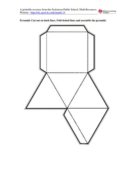 3d Shapes Printables Cutting Out