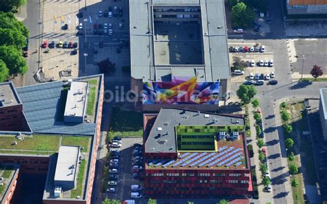 Leipzig Von Oben Neubau Des Labor U B Rogeb Udes Bio Cube In