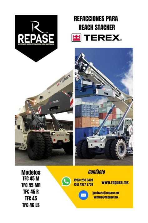 Refacciones Para Reach Stacker Terex Monster Trucks Trucks Stackers