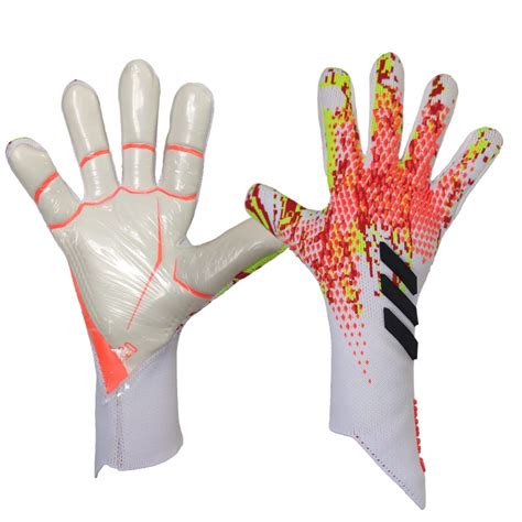 Luva De Goleiro Adidas Predator Pro Preta Branca Tamanho Preto