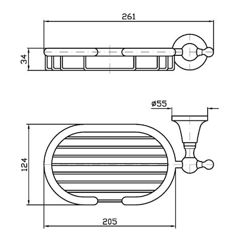 Agorà Wire Soap Dish Streamline Products