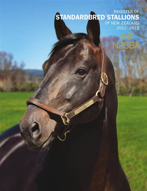 Stallion Register By New Zealand Standardbred Breeders Association Issuu