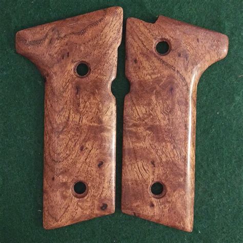 Beretta Fs Vertec X Full Size Mesquite Burl Texas Grips