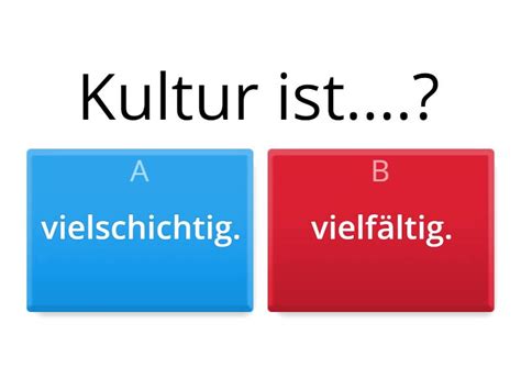 Landeskunde Und Interkulturelles Lernen Im Daf Unterricht Quiz