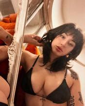 Belenegri Flaunting Her Sexy Big Breasts Wearing Stunning Black Bikini