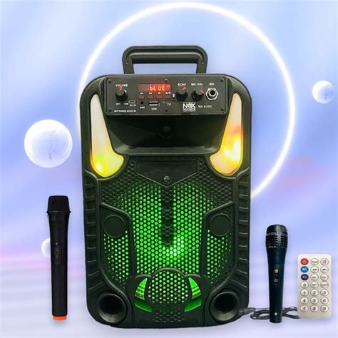 Jual Speaker Bluetooth Karaoke NIXNOX Nx 8101 Free 1mic Wireles Plus