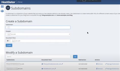 How To Create Subdomain Hostgator Updated Hostgator Tutorial