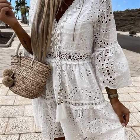 Robe Blanche Boh Mienne Robes Boh Mes