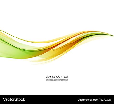 Abstract background blue green wavy Royalty Free Vector