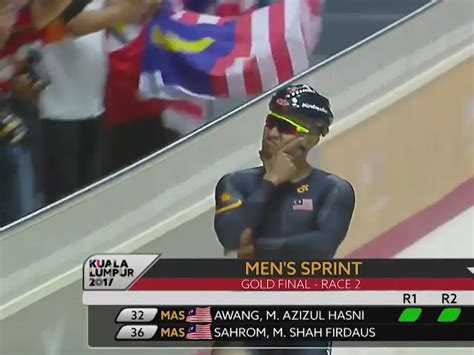 Berbasikal Trek Sprint Sukan SEA 2017 Azizulhasni Awang Raih Emas