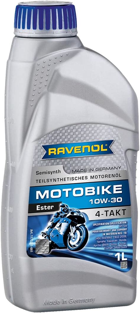 Ravenol Motobike T Ester Sae W Amazon De Auto Motorrad