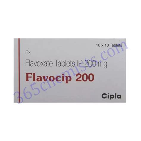 Flavocip Mg Flavoxate Mg Chemists