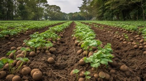 Potatoes Growing