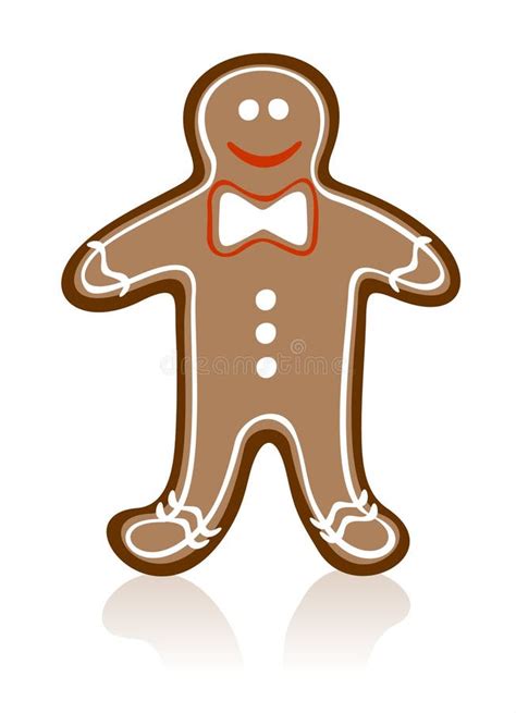 Gingerbread Man Vector Stock Vector Illustration Of Cookie 35878056