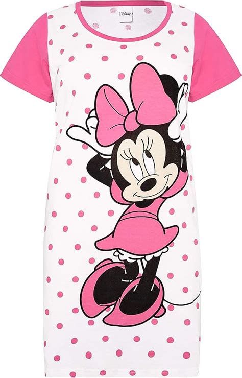 Yours Clothing Womens Disney Minnie Mouse Nightdress Size 16 White