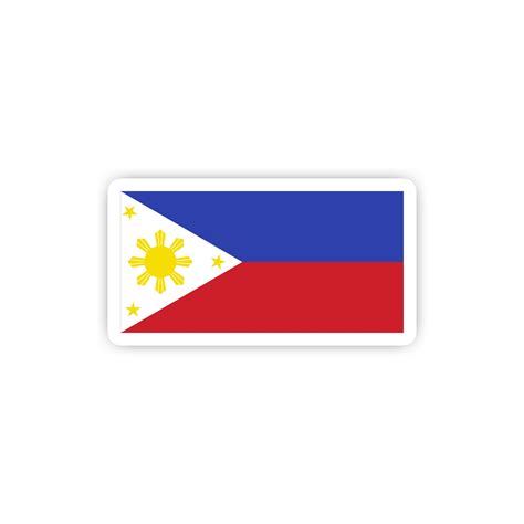 Philippines, Philippine Flag Sticker - Etsy