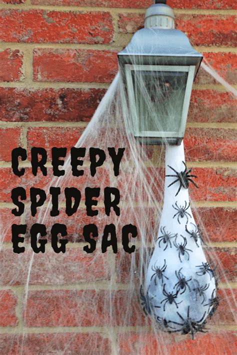 How to Make a Creepy Spider Egg Sac | The TipToe Fairy