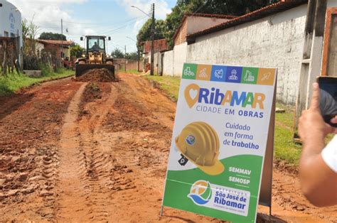 Ribamar Cidade em Obras avança no Jardim Tropical Adriana Nogueira