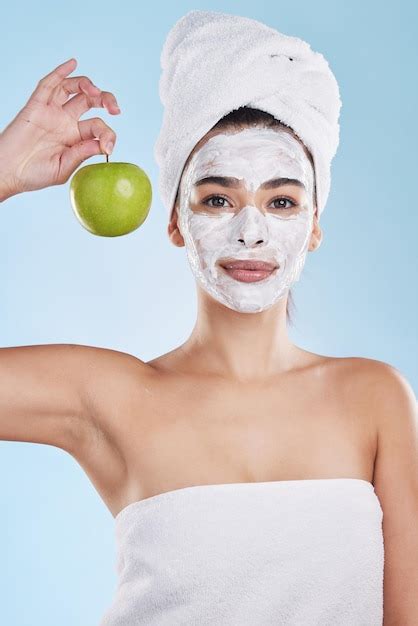 Cuidado De La Piel De La Mujer Y Mascarilla De Manzana Belleza Org Nica