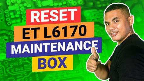 How To Reset Epson L Wifi Maintenance Box Youtube