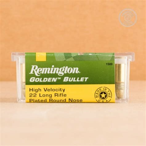 100 Rounds Of 22 Lr Remington Golden Bullet Cprn Ammo At