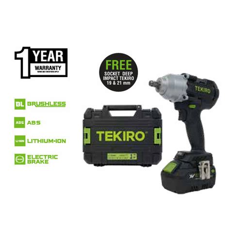 Jual Tekiro Cordless Impact Wrench 12” Xv Brushlesss 20 V Shopee Indonesia