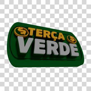 Terça Verde Selo 3D Para Composição download Designi