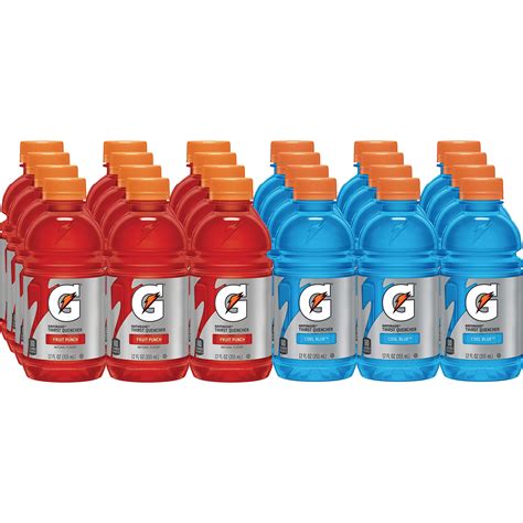 Buy Gatorade Thirst Quencher Fruit Punch And Cool Blue Variety Pack