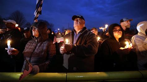 Hundreds Gather For Vigil In Massapequa To Honor Jonathan Diller