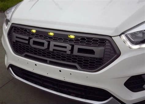 2017 New Ford Kuga Escape Raptor Style Front Grille With LED Light