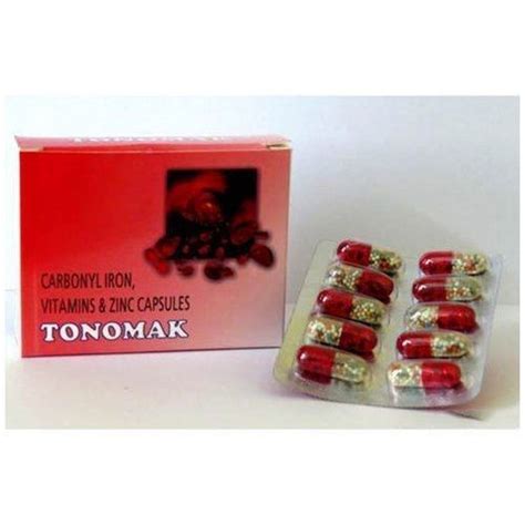 Carbonyl Iron Folic Acid And Vitamin B Capsules Efficacy Promote