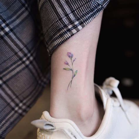 Simple And Pretty Baby S Breath Tattoo