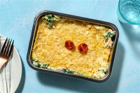 Romige Lasagne Met Gerookte Zalm Spinazie En Tomaat Recept HelloFresh