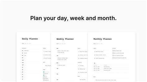 Notion Planners Template Pro Template Market