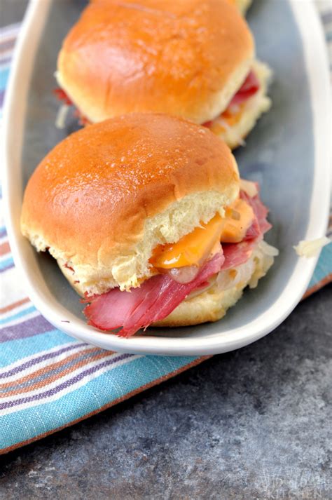 Reuben Sliders A Deliciously Easy Corned Beef Sliders Recipe