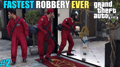 Robbery In City S Biggest Jewellery Shop Gta V Gameplay Youtube