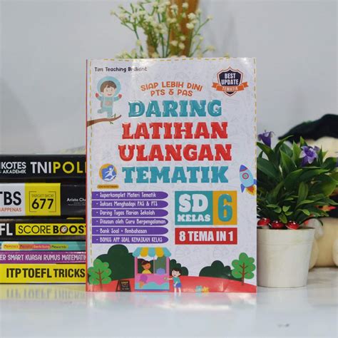 Jual BUKU SEKOLAH LATIHAN ULANGAN DARING TEMATIK KELAS 6 SD BARU