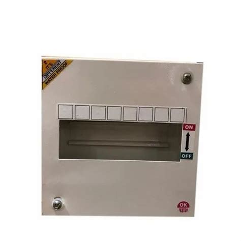 Mild Steel MS 8 Way Single Door MCB Box For Electric Fittings At Rs