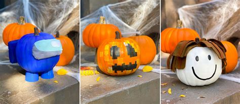 Video Game Halloween Pumpkins | Fun365