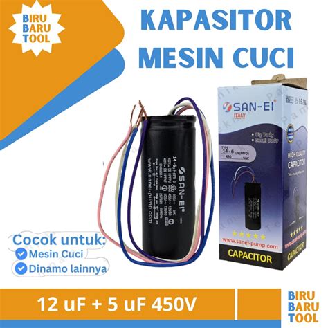 Jual Kapasitor Mesin Cuci Tabung Uf V San Ei Capacitor